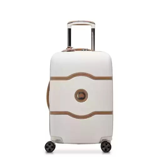 DELSEY PARIS Chatelet Air 2.0 Hardside Luggage with Spinner Wheels, Angora, Carry on 19 Inch