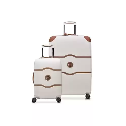 DELSEY PARIS Chatelet Air 2.0 Hardside Luggage with Spinner Wheels, Angora, 2 Piece Set (19/28)