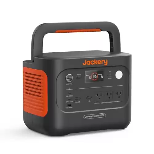 Jackery Explorer 1000 v2 Portable Power Station (2024 New)