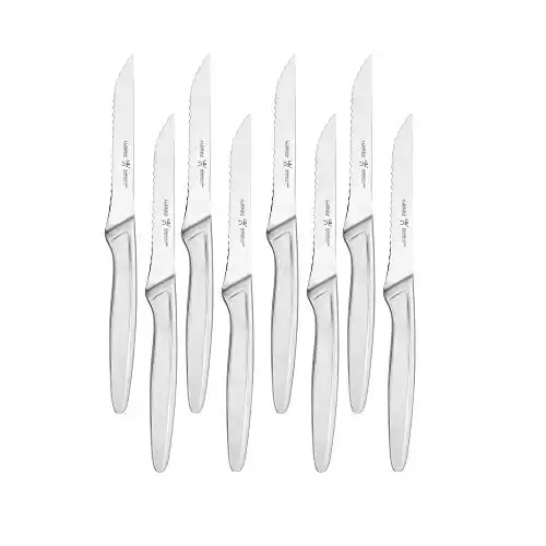 HENCKELS Razor-Sharp Steak Knife Set of 8, German Engineered. 100+ Years of Mastery, Sliver