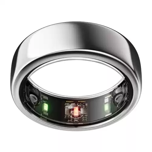 Oura Ring Gen3 Horizon - Silver - Size 6 - Smart Ring