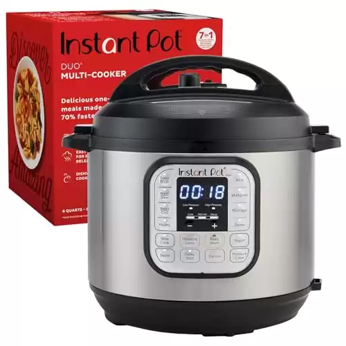 Instant Pot Duo 7-in-1 Electric Pressure Cooker, Slow Cooker