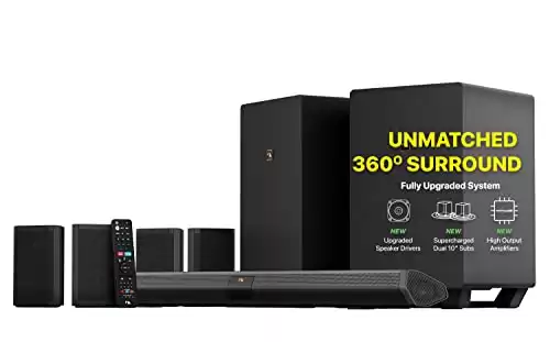 Nakamichi Shockwafe Soundbar with Dual 10” Subwoofers