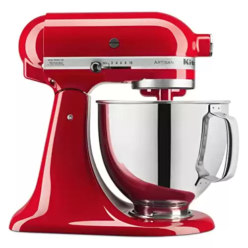 KitchenAid Artisan Series 5 Quart Tilt Head Stand Mixer with Pouring Shield