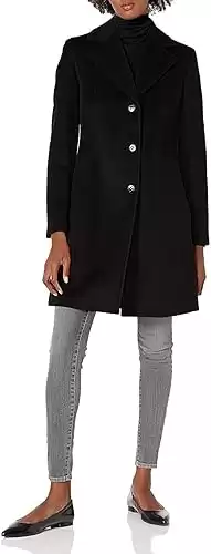 Calvin Klein Women's Classic Cashmere Wool Blend Coat