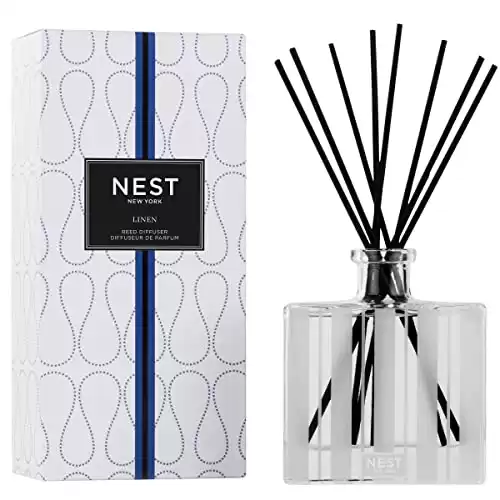 NEST Fragrances NEST08LN002 Linen Reed Diffuser, 5.9 fl oz