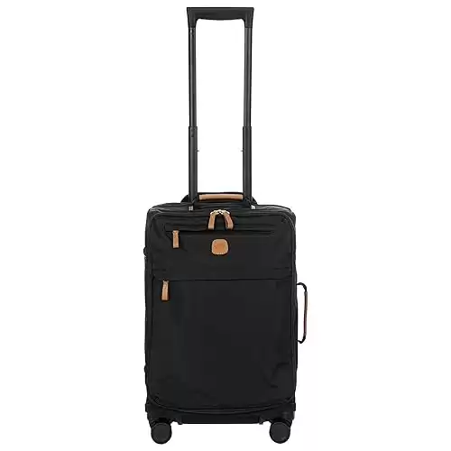 Bric's X Travel - Carry-On Luggage Bag with Spinner Wheels - 21 Inch - Luxury Luggage Bag - Black