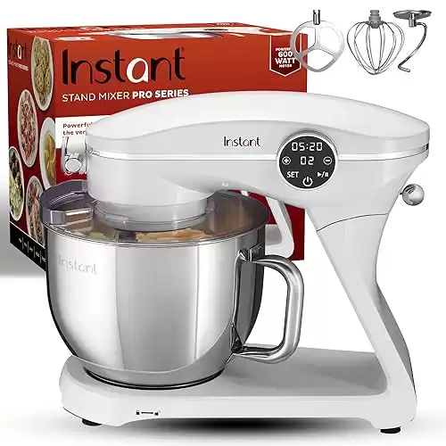 Instant Pot Instant Stand Mixer Pro,600W 10-Speed Electric Mixer with Digital Interface.