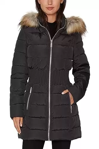 Laundry by Shelli Segal Women's 3/4 Puffer Jacket