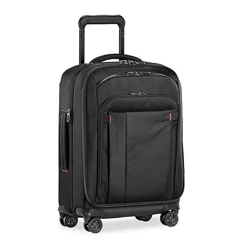 Briggs & Riley ZDX Luggage, Black, Carry-On 21 Inch