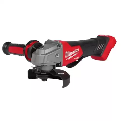 Milwaukee 2880-20 M18 FUEL Brushless Lithium-Ion 4-1/2 in. / 5 in. Cordless Small Angle Grinder (Tool Only)