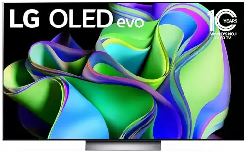 LG C3 Series 65-Inch Class OLED evo 4K Processor Smart Flat Screen TV for Gaming