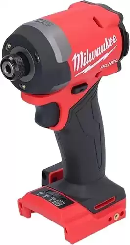 Milwaukee 2953-20 18V Lithium-Ion Brushless Cordless 1/4'' Hex Impact Driver (Bare Tool), Red