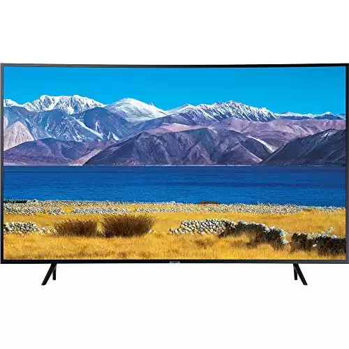 SAMSUNG 55-Inch Class Crystal UHD TU8300 Series - 4K UHD Curved Smart TV