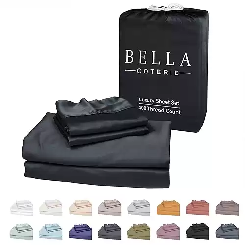 Bella Coterie Luxury King Bamboo Sheet Set | Organically Grown | Ultra Soft