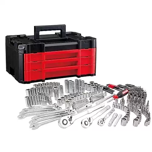 CRAFTSMAN 262-Piece Mechanic Tool Set, Master Socket Set with 3-Drawer VERSASTACK Tool Box